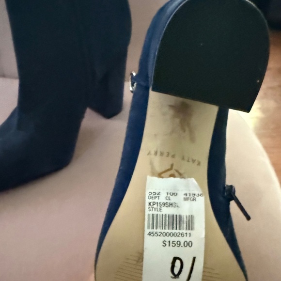 Katy Perry Collections Navy Ankle Boots - Picture 2 of 3
